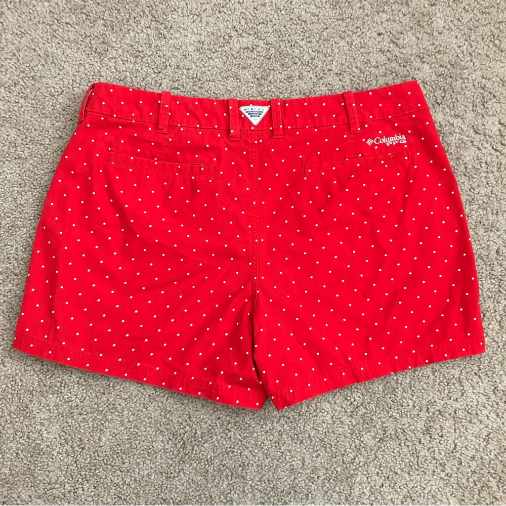 Columbia PFG Red Polka Dot Shorts - Picture 9 of 15